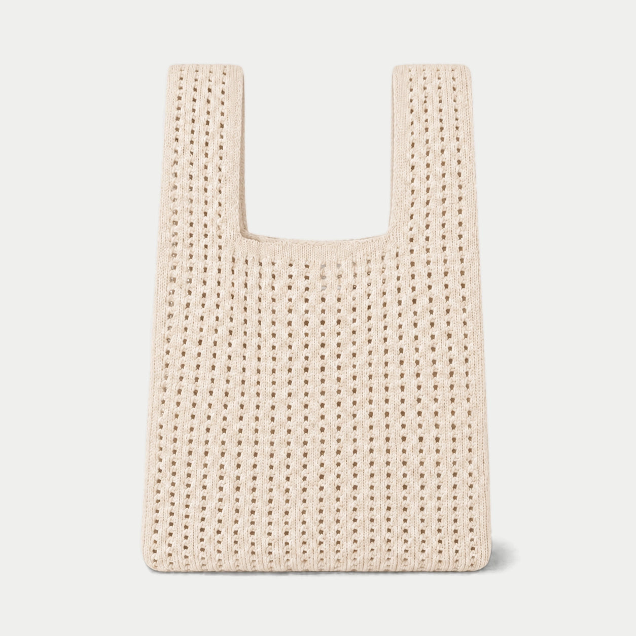 Open Knit Tote Bag