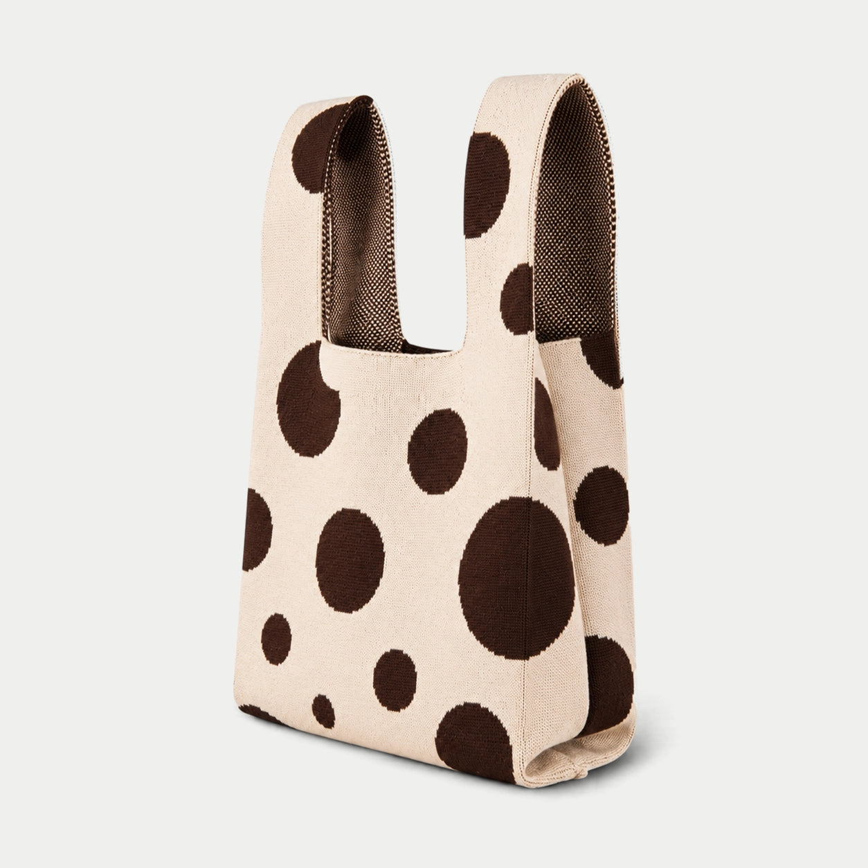 Organic Dot Knit Tote Bag