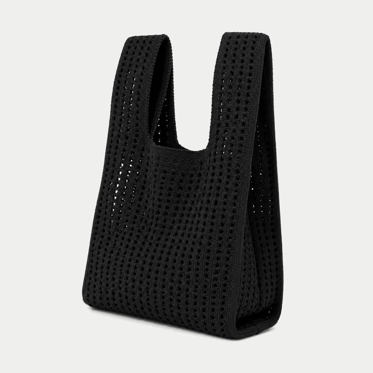 Open Knit Tote Bag