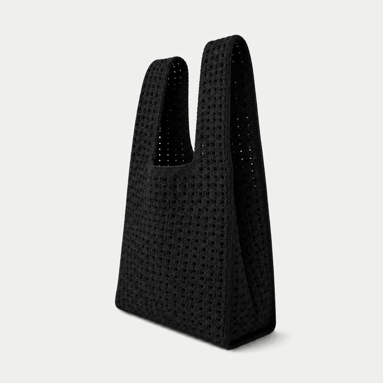 Open Knit Tote Bag