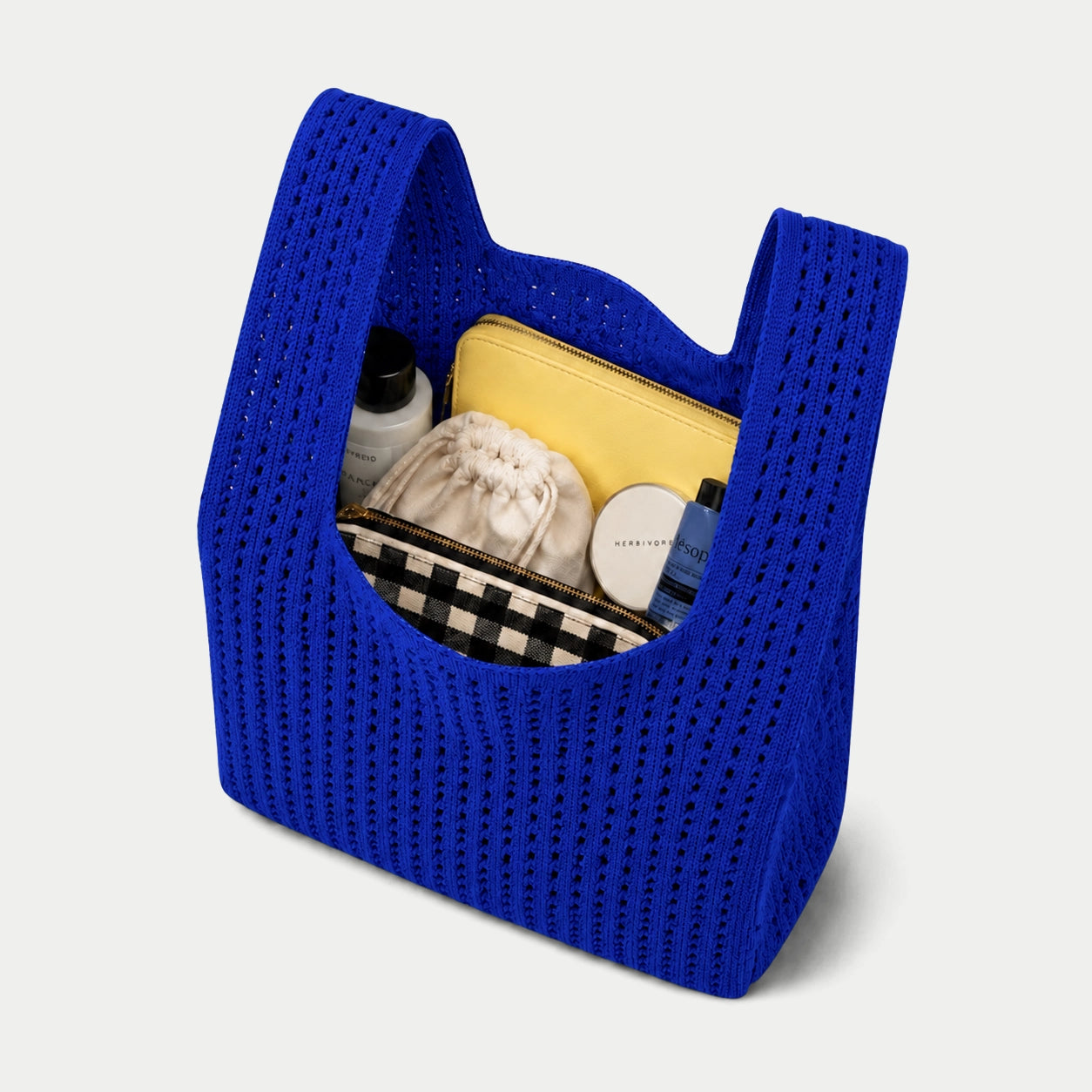 Open Knit Tote Bag