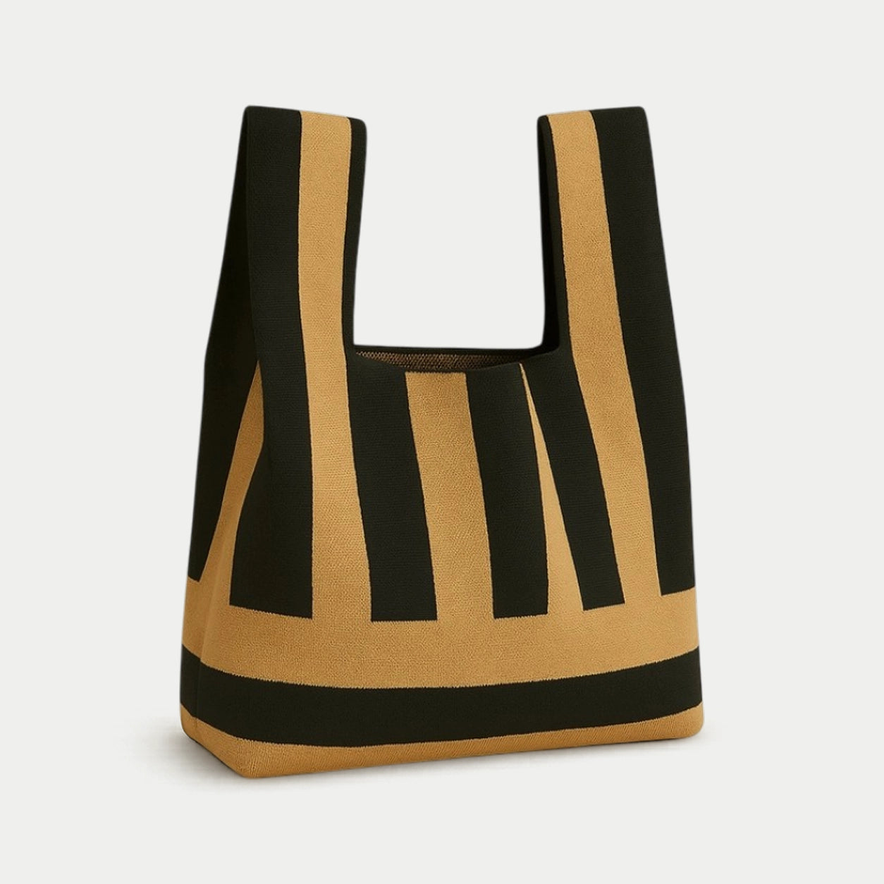 Piano Key Knit Tote Bag