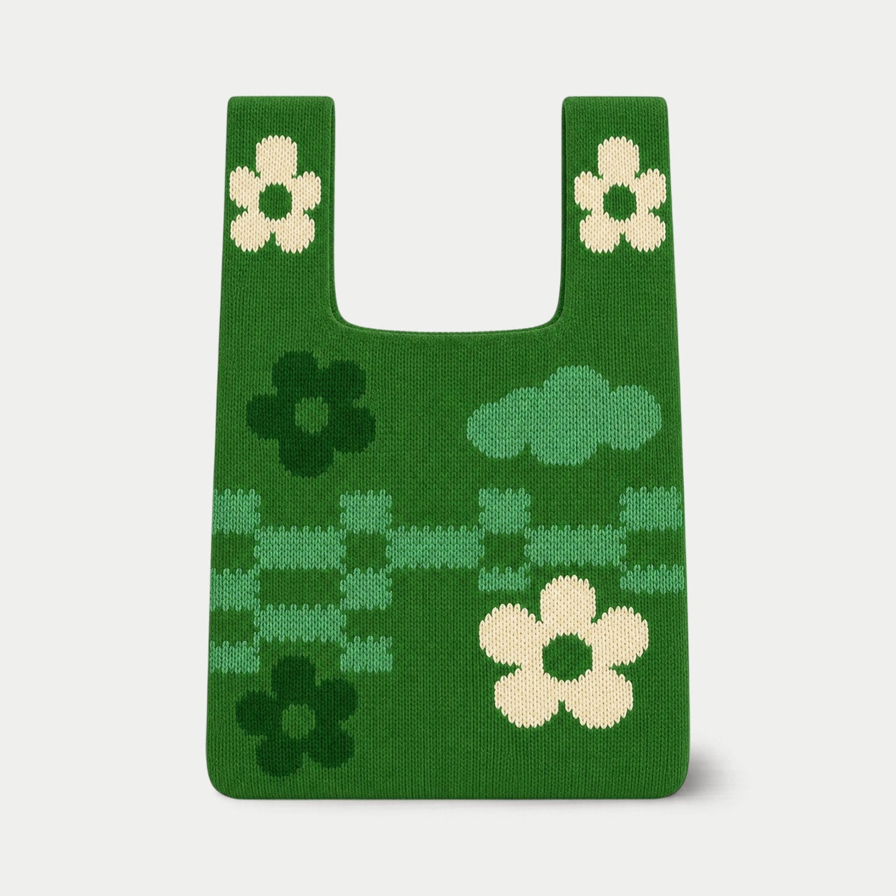 Garden Dream Knit Tote Bag