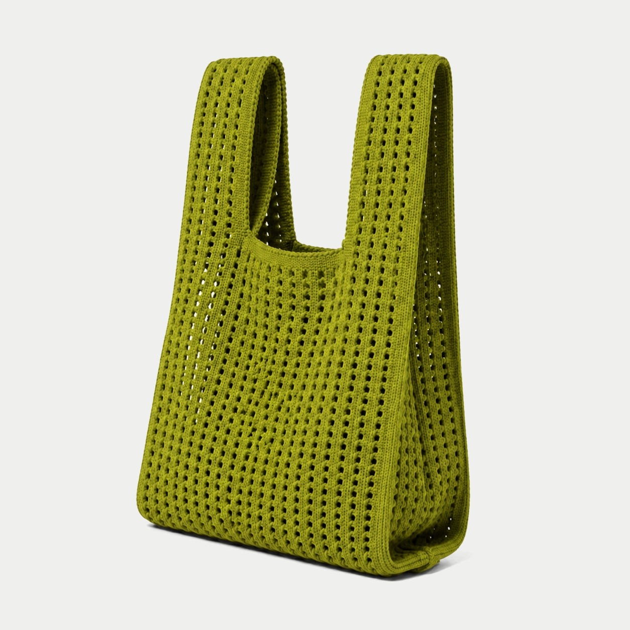 Open Knit Tote Bag