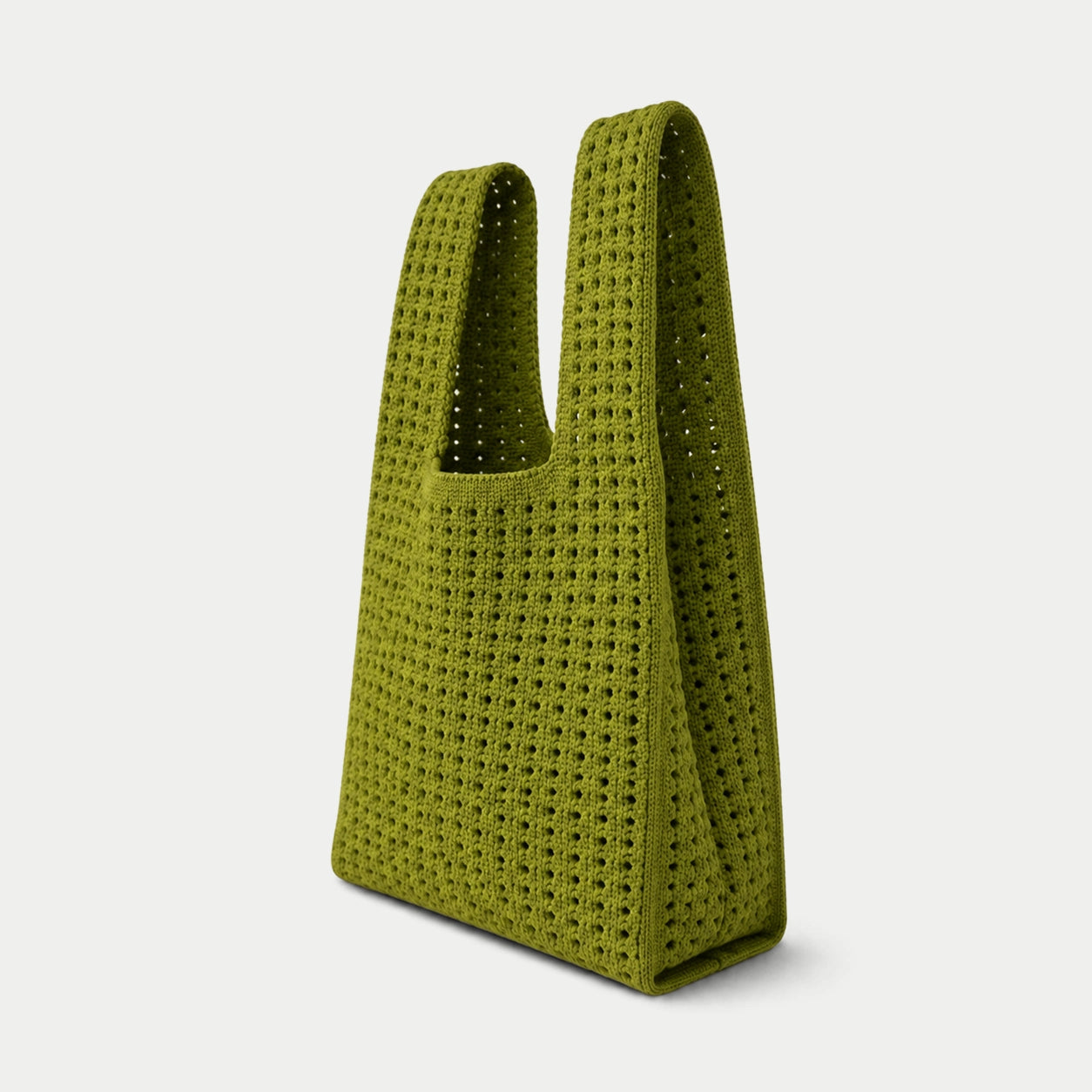Open Knit Tote Bag