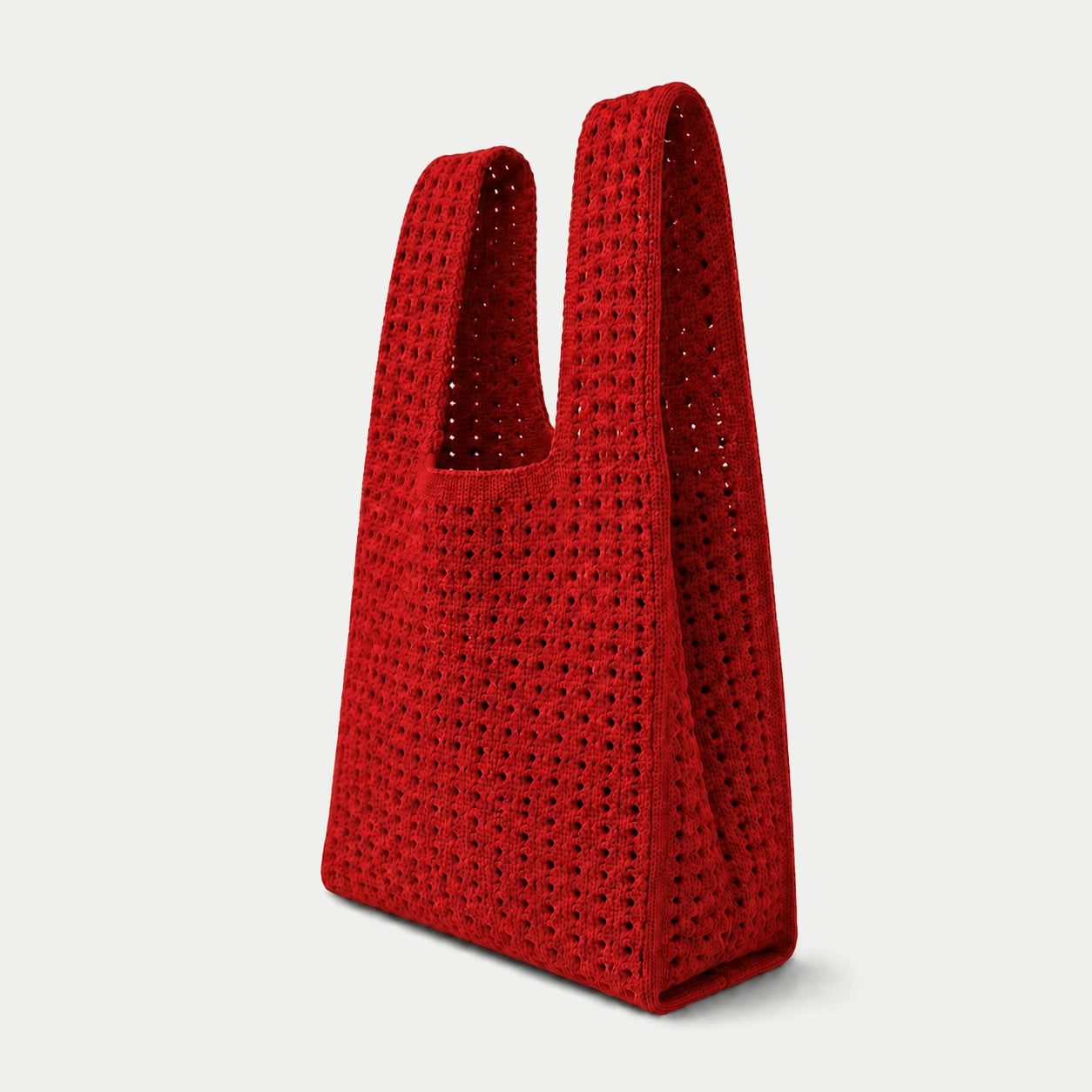 Open Knit Tote Bag