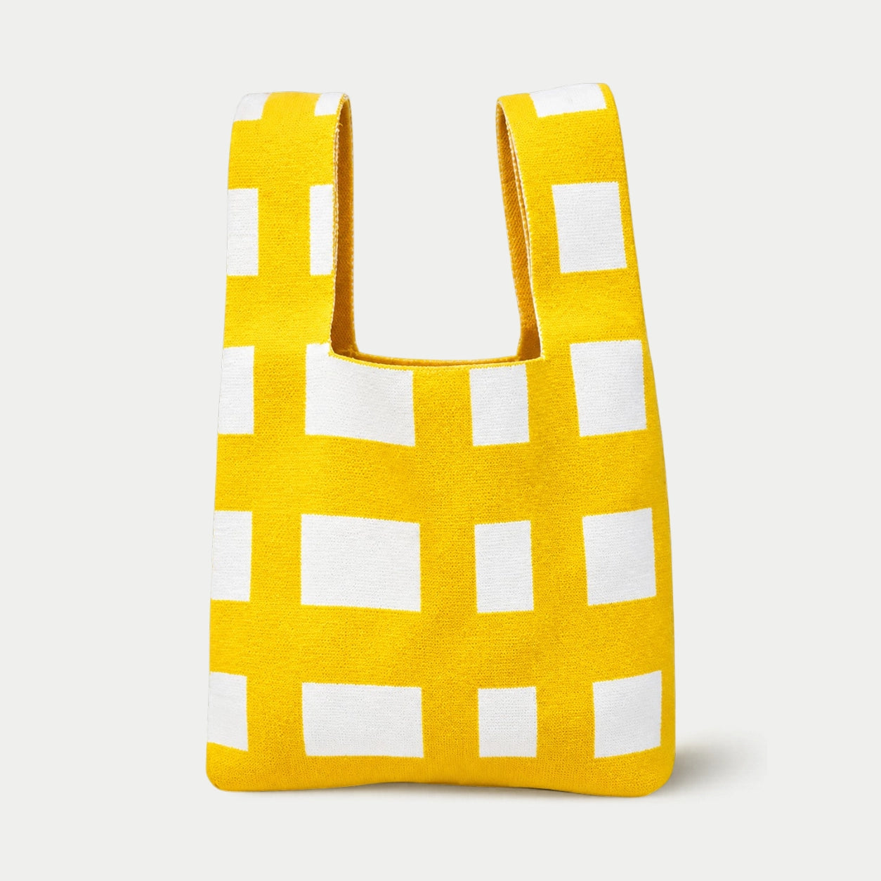 Organic Grid Knit Tote Bag
